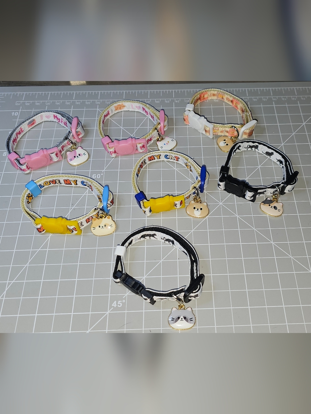 Kitty Themed Cat Collars
